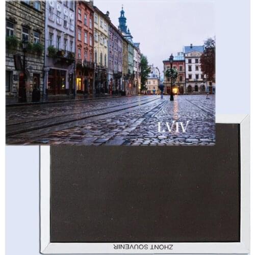 Lvov, lion city, Ukraine, Refrigerator magnet 25299, Tourist souvenirs,Home creative ornaments