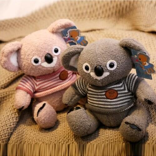 About 25cm lovely koala plush toy sweater koala soft doll Christmas gift b1899