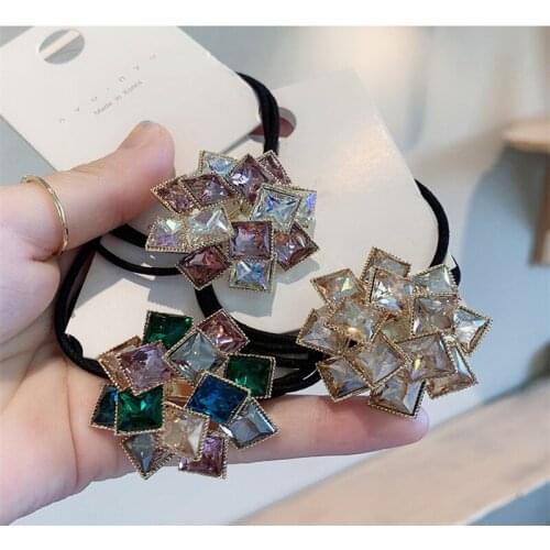 MISANANRYNE 1Pcs Fashion Elastic Hair Bands Hair Ring Ponytail Holder Scrunchies Rubber Band Women Girl Hair Accessories