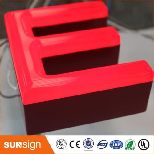 Painted frontlit channle letters and signs