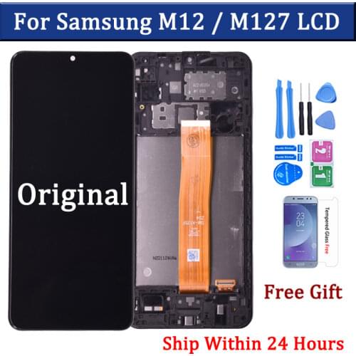 Display For Samsung Galaxy M12 M127 LCD Touch Screen Digitizer Replacement Accessory For SM-M127F/DSN Display Repairment