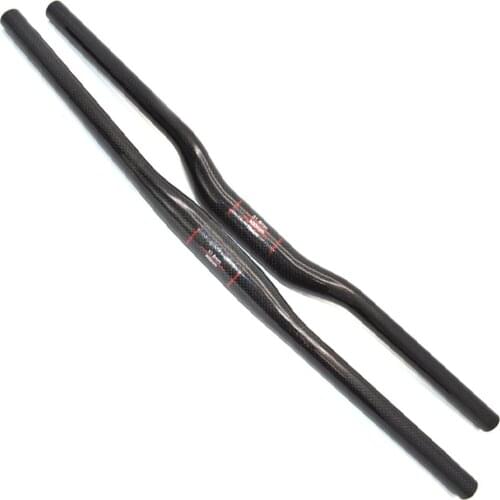 3k carbon fiber mountain bike handlebar mtb bicycle parts flat bar 31.8mm length from 580mm to 760mm matte or glossy