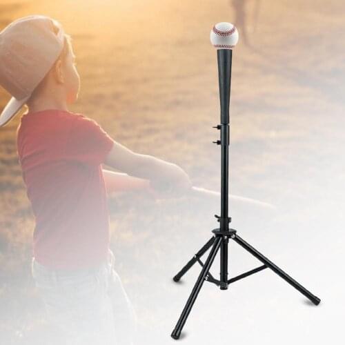 Professional Baseball Softball Batting Tee Sturdy Tripod Base Baseball Practice Equipment Softball Pitching Batting Training