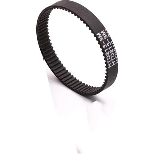 HTD3M Black Rubber Closed Loop Timing Belt, 204-231mm Perimeter, Width 10mm, Synchronous Belts Part