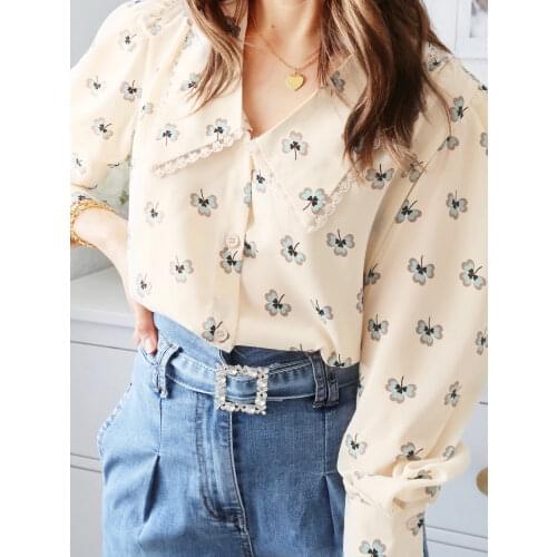 Женские рубашки с принтом SIMPLEE China At AliExpress