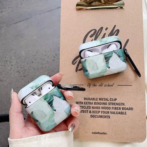 Tropical leaves Case For AirPods Pro 2 3 IMD Soft Silicone Earphone Case Accessories Protective Covers for Apple AirPod Air Pods