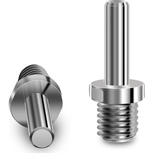 Z-LION 2 piece Drill Thread Adapter,, for polishing, spindle, nut, plate holder, Variable Angle Grinder Interface ，polisher M14