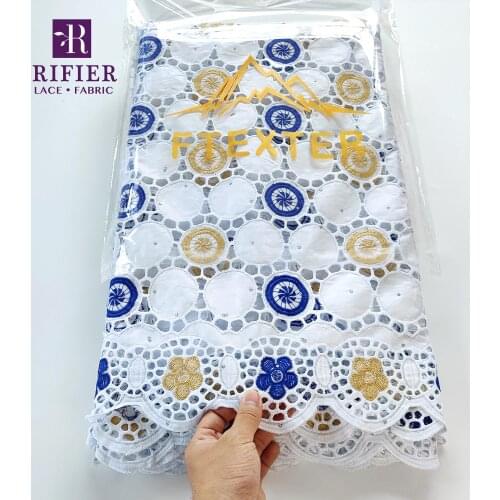 Blue Bazin Riche Brode Lace Fabrics With Stones 2020 High Quality Senegal Gambia Women Bride Dress Basin Brode Wedding Laces