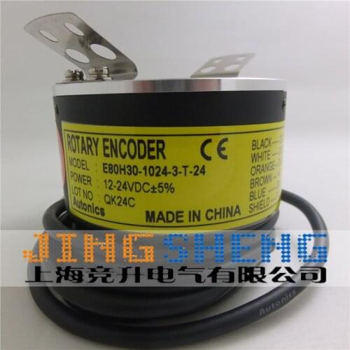 100% New Original Autonics Rotary Encoder E80H30-1024-3-T-24