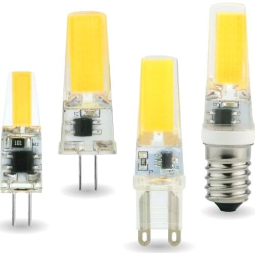 2Pcs LED G4 G9 Lamp Bulb AC/DC 12V 220V 3W 6W E14 COB SMD LED Lighting Lights replace Halogen Spotlight Chandelier