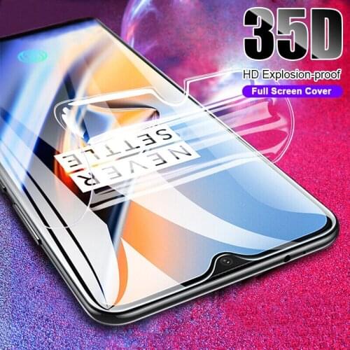 35D Soft Hydrogel Film Full Cover On The For Oneplus 7 8 Pro 6t 7Pro Protective Film For Oneplus 7 5 6 T Screen Protector Film