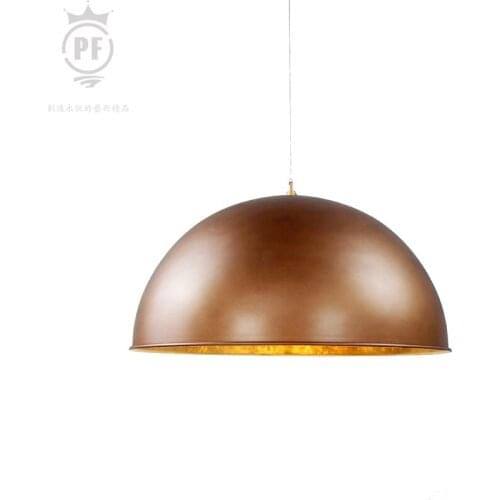 American LOFT country retro industrial style chandelier restaurant bar cafe light chandelier restaurant chandelier gold foil