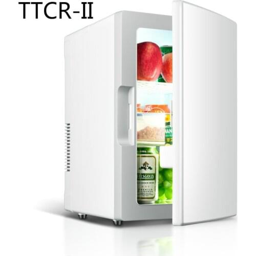 Mini Car Refrigerator 12V 220V 18L Auto Travel Refrigerator abs Home Cooler Freezer Warm Portable Multi-Function Anti-rotten