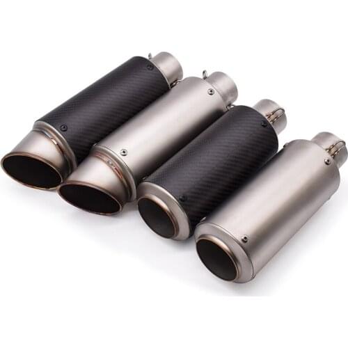Exhaust Pipe Motorcycle Muffler Escape Carbon Fiber Exhaust DB Killer For yamaha aerox155 mt03 aerox 155 yz 125 fz8 xsr700