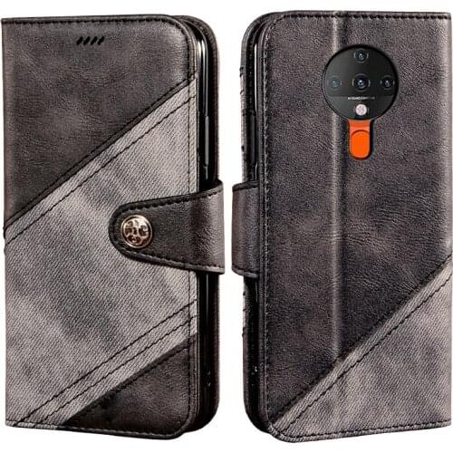 Flip Case For Tecno Spark 6 Book Leather Case Shockproof Bumper Flip Case For Tecno Spark 6 Cover