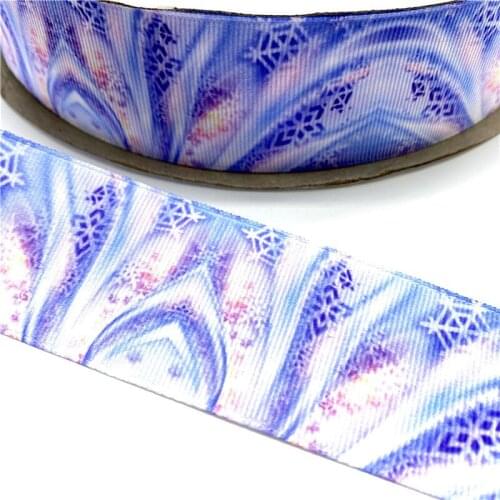 5Yards 1.5" 40MM Shiny Rainbow Gold Star Printed Grosgrain Ribbon For Hair Bows DIY Crafts Handmade Accessories #02