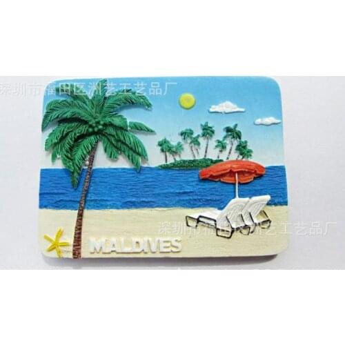 Maldives features Travel fridge stickers