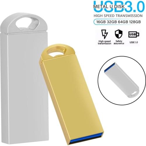 Metal pendrive Usb flash drives 4gb 8gb 16gb 32gb 64gb 128gb usb 3.0 waterproof cle usb pen drive 3.0 for business Gift usb key
