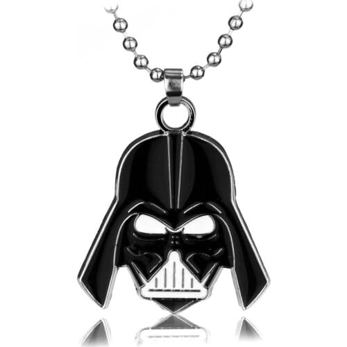Dongsheng Movie Star Wars Darth Vader Metal Necklace can dropshipping Alloy Charm Pendant Cosplay Accessories Jewelry Gift YS196