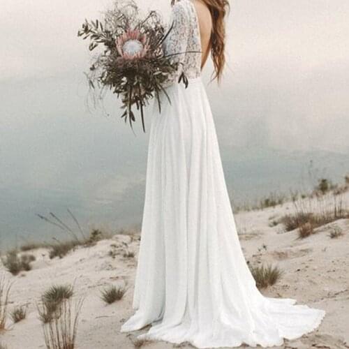 Moon Talee Long Sleeve Wedding Dresses