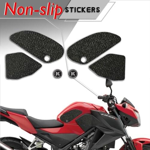 Motorcycle tank grip fuel tank traction pad side knee grip friction protector sticker for HONDA 16-18 CB300F