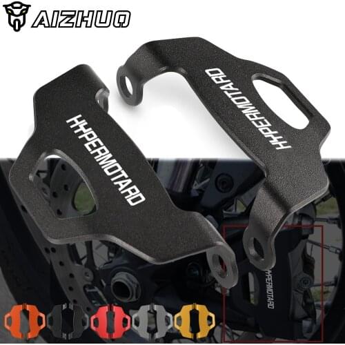 Motorcycle Accessories FOR Ducati Hypermotard 950 RVE 2020-2021 950 SP Front Brake Caliper Guard Cover Protection Aluminum LOGO