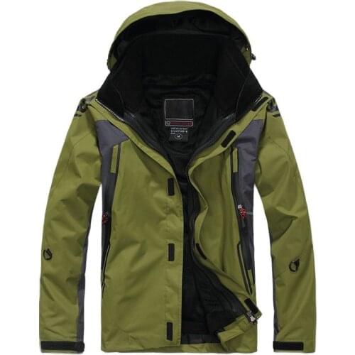 Jackets mens outdoor waterproof thickened warm autumn and winter winter clothes