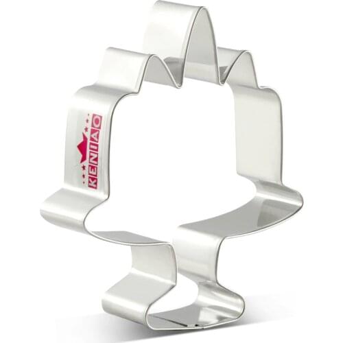 KENIAO Unicorn Cake Cookie Cutter for Kids Birthday - 10.4 x 8 cm - Biscuit / Fondant / Pastry / Bread Cutter - Stainless Steel