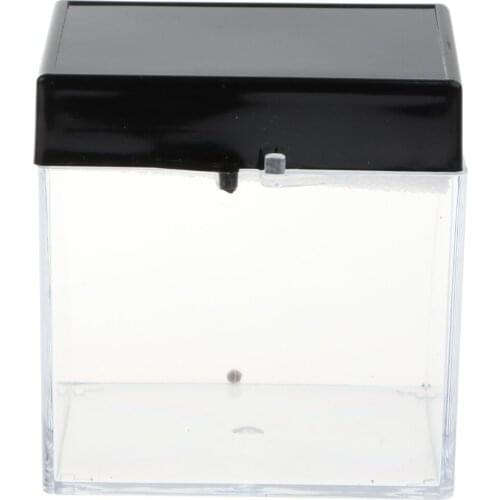 1 Set of Transparent Acrylic Showcase Display Box 6.5x6.5x7cm Storage Box
