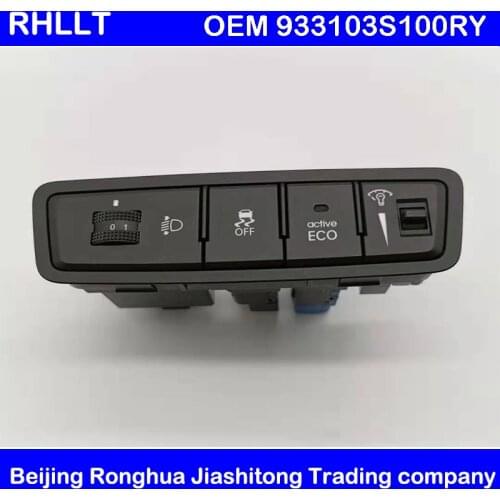 Instrument brightness adjustment headlight adjustment ECO OFF switch assy FOR Hyundai Sonata YF i45 2011-2014 OEM 933103S100RY