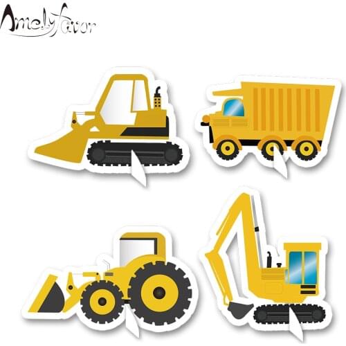 Construction Trucks Theme Party Table Centerpiece Digger Decorations Kids Event Birthday Party Decorations Supplies