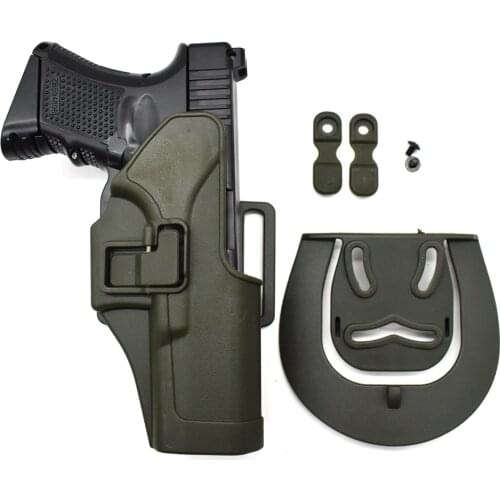 Tactical Waist Belt Gun Holster For Glock17 19 Right Hand Airsoft Pistol Case Holster Military Shooting Hunting Accessories