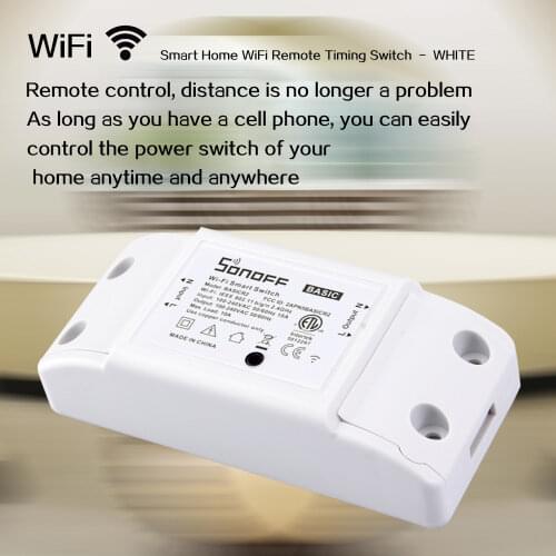 Sonoff Dual R2 WiFi Wireless Smart Switch 2 Gang Smart Home Wifi Remote Controller Works With Google Home Alexa 1/2/4pcs