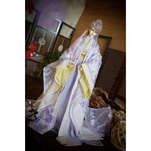 1/3 BJD Clothes Ancient Costume Hanfu Samurai Outfit Set for BJD/SD Big Girl SD17 SSDF ID75 Strong Uncle Doll Accessories C1062