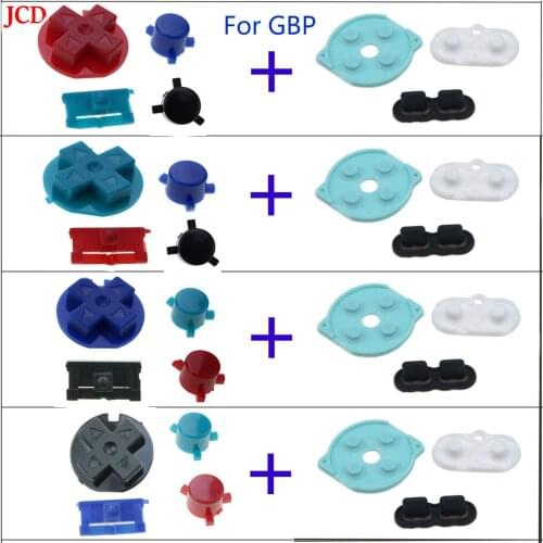 10Set para Nintend Gameboy de bolsillo de goma conductivo botones B botones teclados para GBP D almohadillas de poder de botone