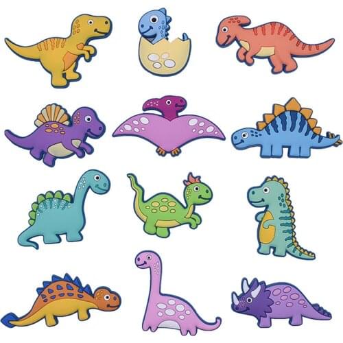 10Pcs/lot 3D Dinosaur Fridge Magnets for Kids Cartoon Animals Magnets for Refrigerators for Home Decoration Kids Toys Boys Gifts