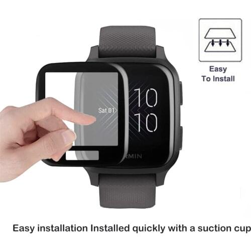 100pcs Screen Protector Film For Garmin Venu Sq VenuSq Smart Watch HD Clear Film PMMA+PC Composite Material