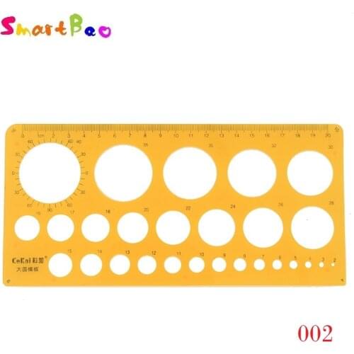 20cm Drawing Template Ruler Circle Drafting Template Stencil Contains Lots of Circles Shapes 40mm Circle Template
