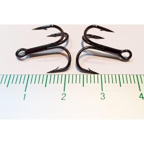 2019 Fishing treble hooks 4# 6# 8#mix each 30pcsAltogether 90pcs/lot total