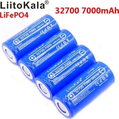 LiitoKala Lii-70A 3.2V 32700 7000mAh LiFePO4 Battery 35A Continuous Discharge Maximum 55A High power Brand battery