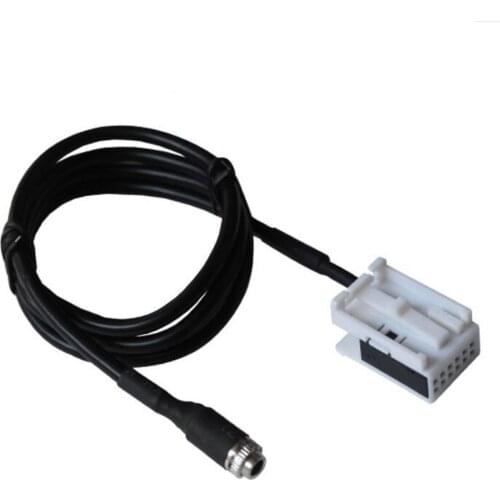 AUX in Audio Input Cable Female 3.5MM Jack Adapter For VW Touran Tiguan Golf RCD510 RCD310 RNS510