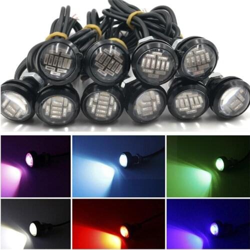 Car Led Headlight 23MM-4014 12 Lens High-brightness High-power Daily Light Steering Driving Eye Eagle Light K3Z0