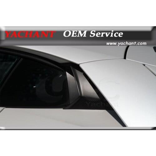 Car-Styling Auto Accessories Dry Carbon Fiber Air Duct 2 Pcs Fit For 2011-2014 Aventador LP700 OEM Style Side Window Air Intake