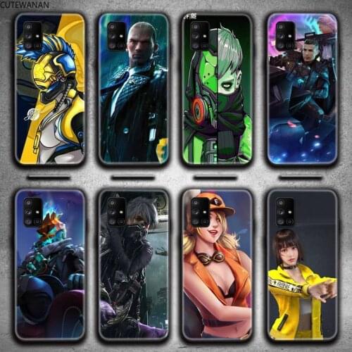 Free fire game art Phone Case For Samsung Galaxy A52 A21S A02S A12 A31 A81 A10 A30 A40 A50 A70 A80 A71 A51 5G