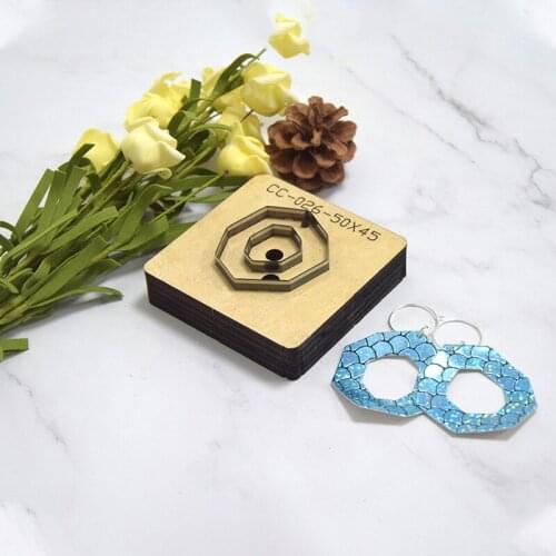 Wood Die Cut Diy Earring Hollow Out Pendant Japan Steel Cutting Mold Dies Blade Rule Punch Tool For Leather Fabric Paper Custom