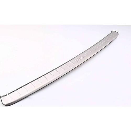 For Geely Atlas Emgrand NL-3 Proton X70 car trunk door sill cover styling rear guard strip bumper protector accessories