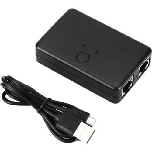 Two-port Network Interface Switch Mini 2 Port Rj45 Lan Hub Network Switch Box Network Switch Hub Desktop Adapter