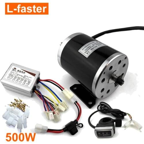24V36V48V 500W Electric High Speed Engine MY1020 Brushed Motor With Foot Electric Bike Replacement Motor Use 25H Or T8F Chain