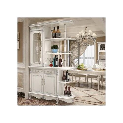 European partition cabinet room hall cabinet wine cabinet porch cabinet decoration cabinet baking paint white