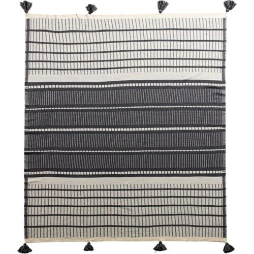 Geometry Home Textile Cotton Knitted Blanket Home Throws For Sofa Cover Decor Bedspread For Bed Bed Plaids Blanket